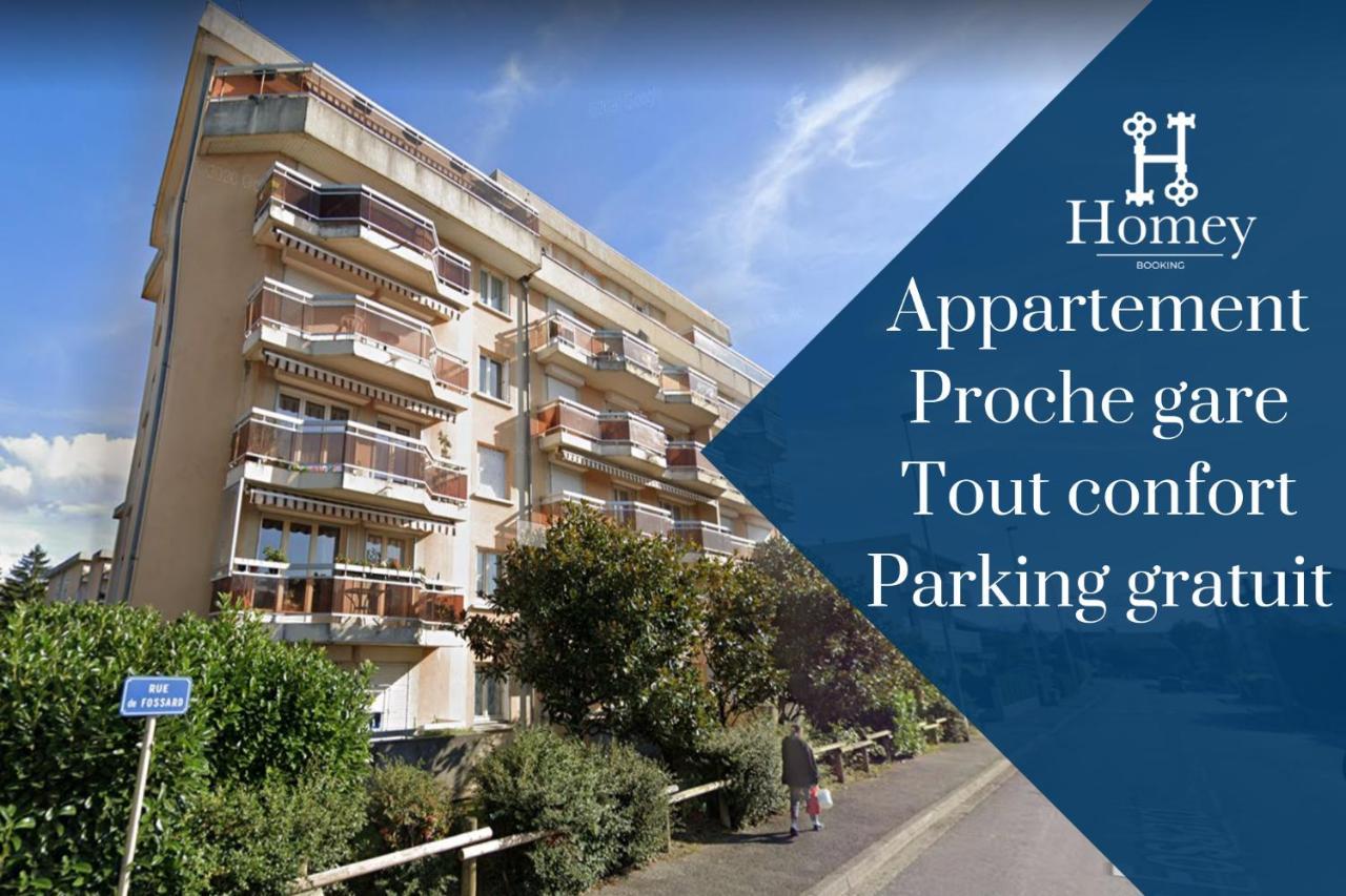 Homey Wood - New - Appartement Avec Une Chambre - Parking Prive Gratuit - Balcon Prive - A 5 Min De La Gare Pour Rejoindre Geneve Annemasse Zewnętrze zdjęcie